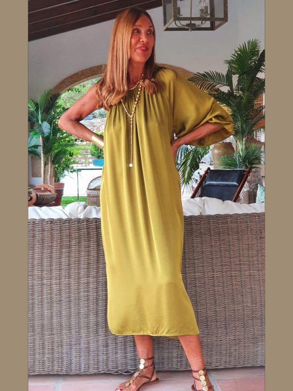 Vestido Conil Verde Oliva
