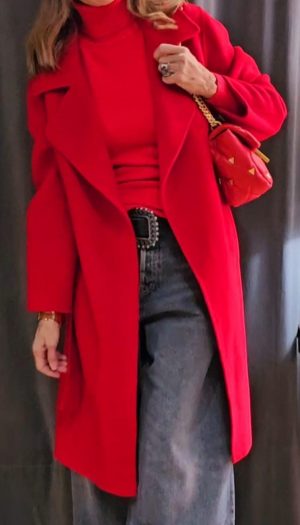 Abrigo Modelo Viena Rojo